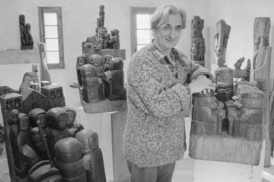 Jesús ECHEVARRIA dans son atelier