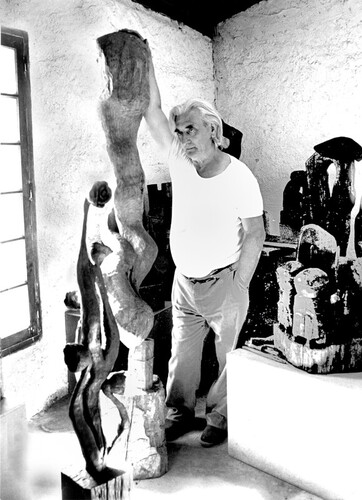 Jesús ECHEVARRIA dans son atelier