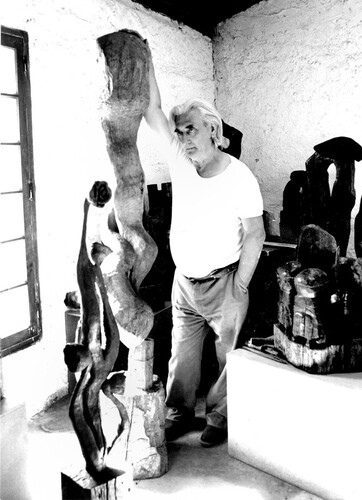 Jesús ECHEVARRIA dans son atelier