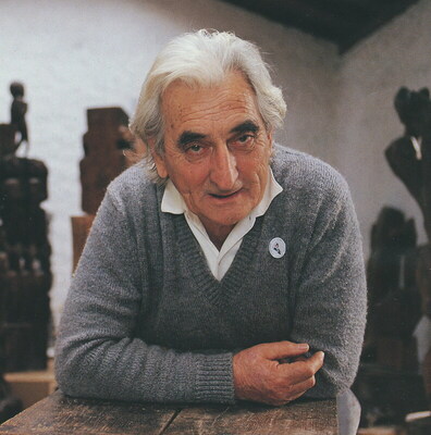 Jesús ECHEVARRIA dans son atelier